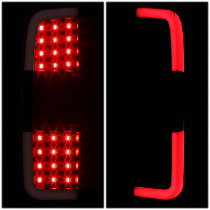 2015-2022 Chevrolet Colorado Black LED Tail Lights with Light Tube