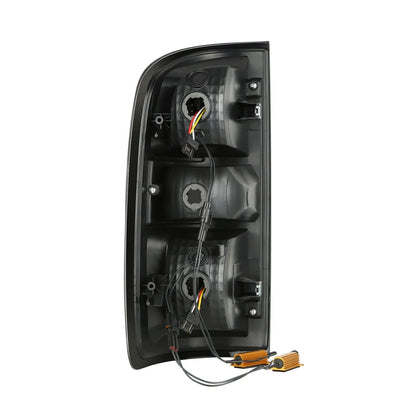 2015-2022 Chevrolet Colorado Black LED Tail Lights with Light Tube