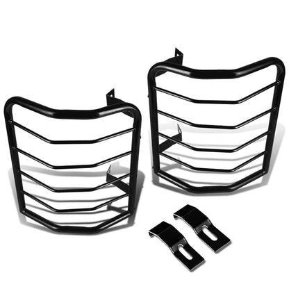 2008-2013 Jeep Liberty Tail Light Guards - Black