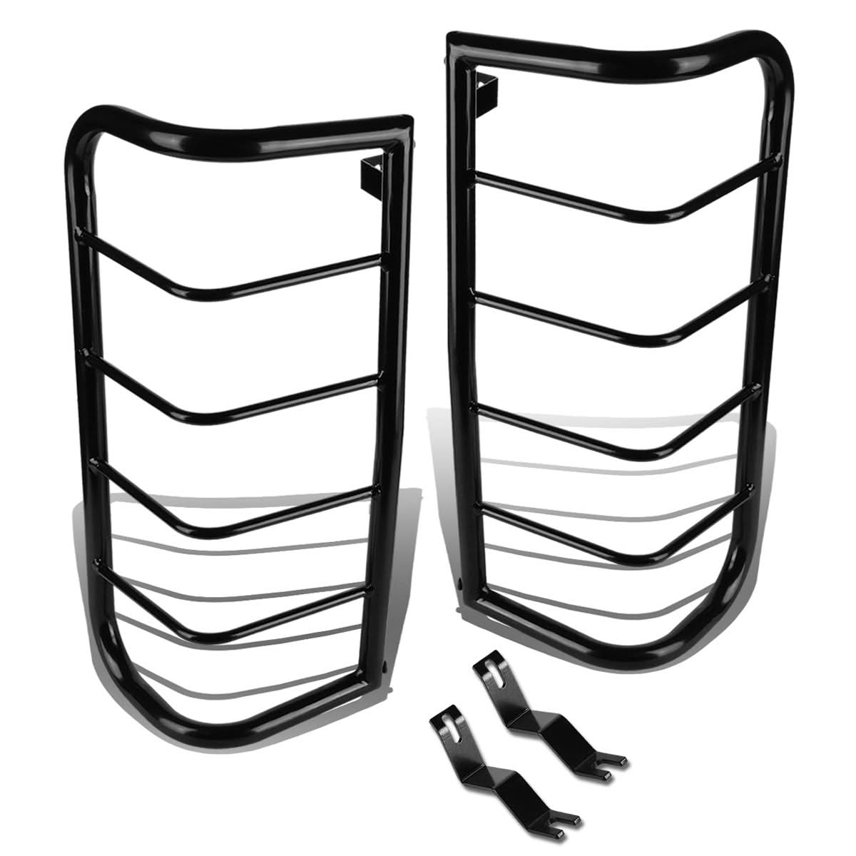 2006-2010 Hummer H3 Tail Light Guards - Black