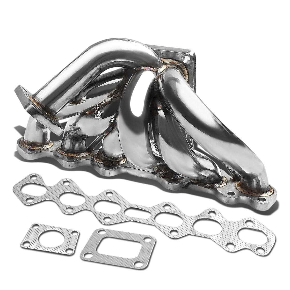93-98 Toyota Supra Turbo Manifold T4 Flange Stainless Steel
