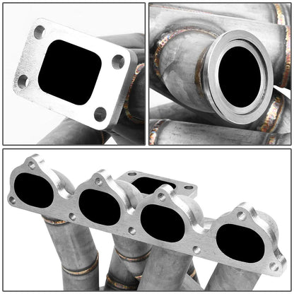 Honda B-Series Top-Mount Turbo Manifold T3 Flange Stainless Steel