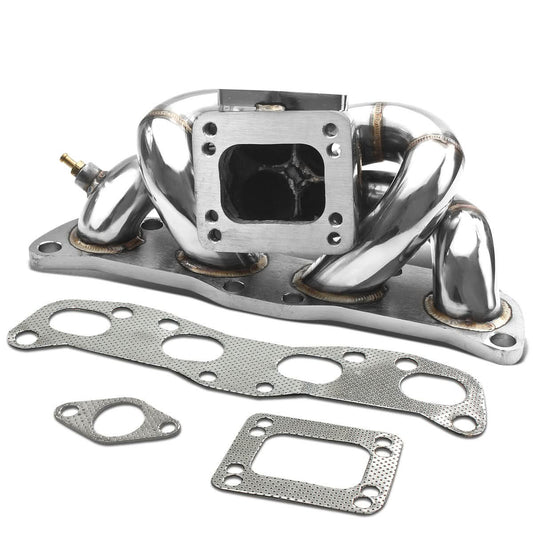 89-98 Nissan 240SX S13/S14 CA18 Top Mount Turbo Manifold Stainless Steel