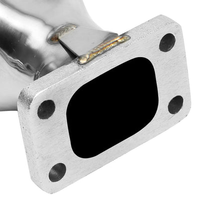 Chevrolet SBC Twin Turbo Manifold T3 Flange Top Mount Stainless Steel