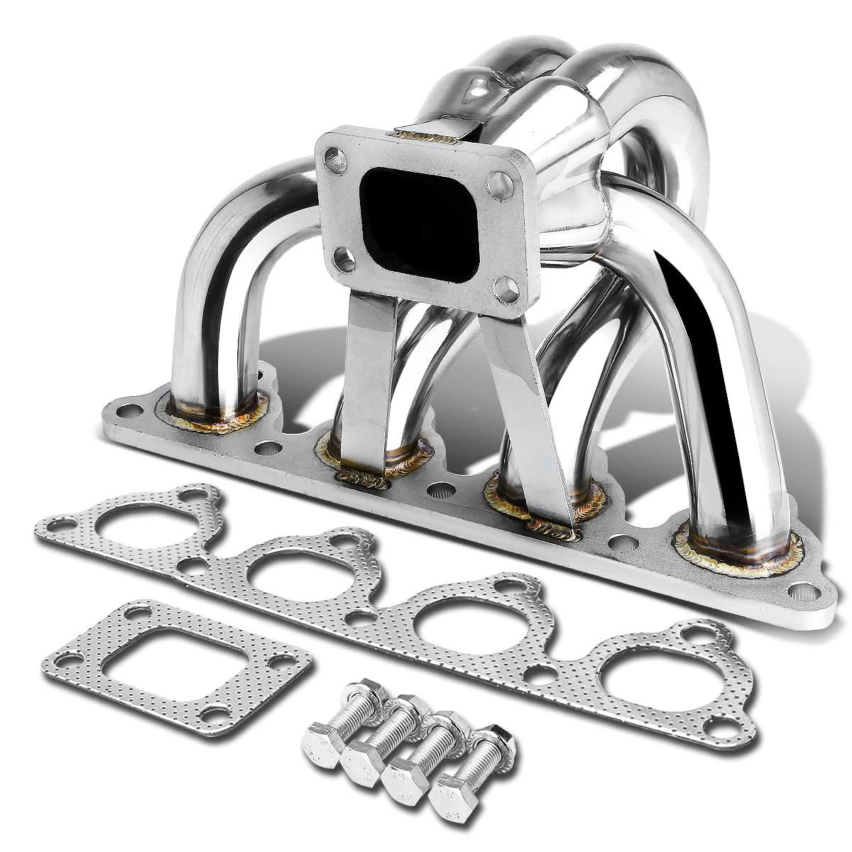 Honda D-Series Turbo Manifold - Stainless Steel T25/28 Flange