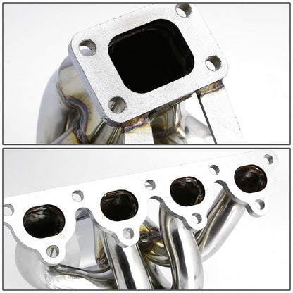 Honda D-Series Turbo Manifold - Stainless Steel T25/28 Flange