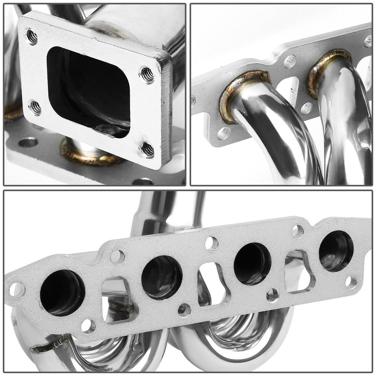 2000-2004 Ford Focus Zetec Turbo Manifold Stainless Steel T3 Flange