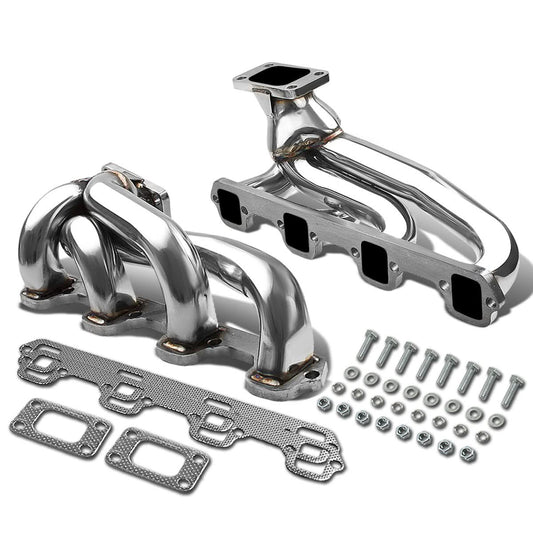 87-94 Ford Mustang 5.0L Twin Turbo Manifold - Stainless Steel