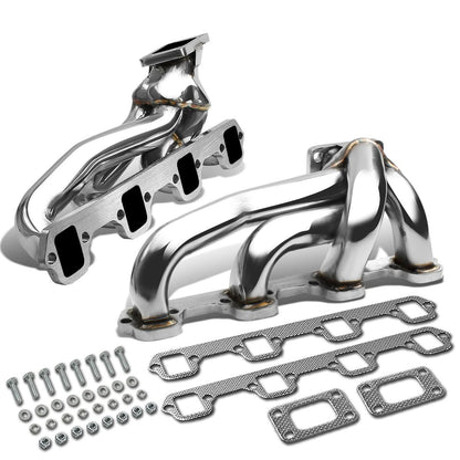 87-94 Ford Mustang 5.0L Twin Turbo Manifold - Stainless Steel