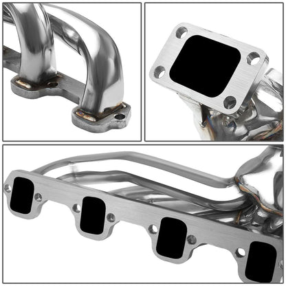 87-94 Ford Mustang 5.0L Twin Turbo Manifold - Stainless Steel