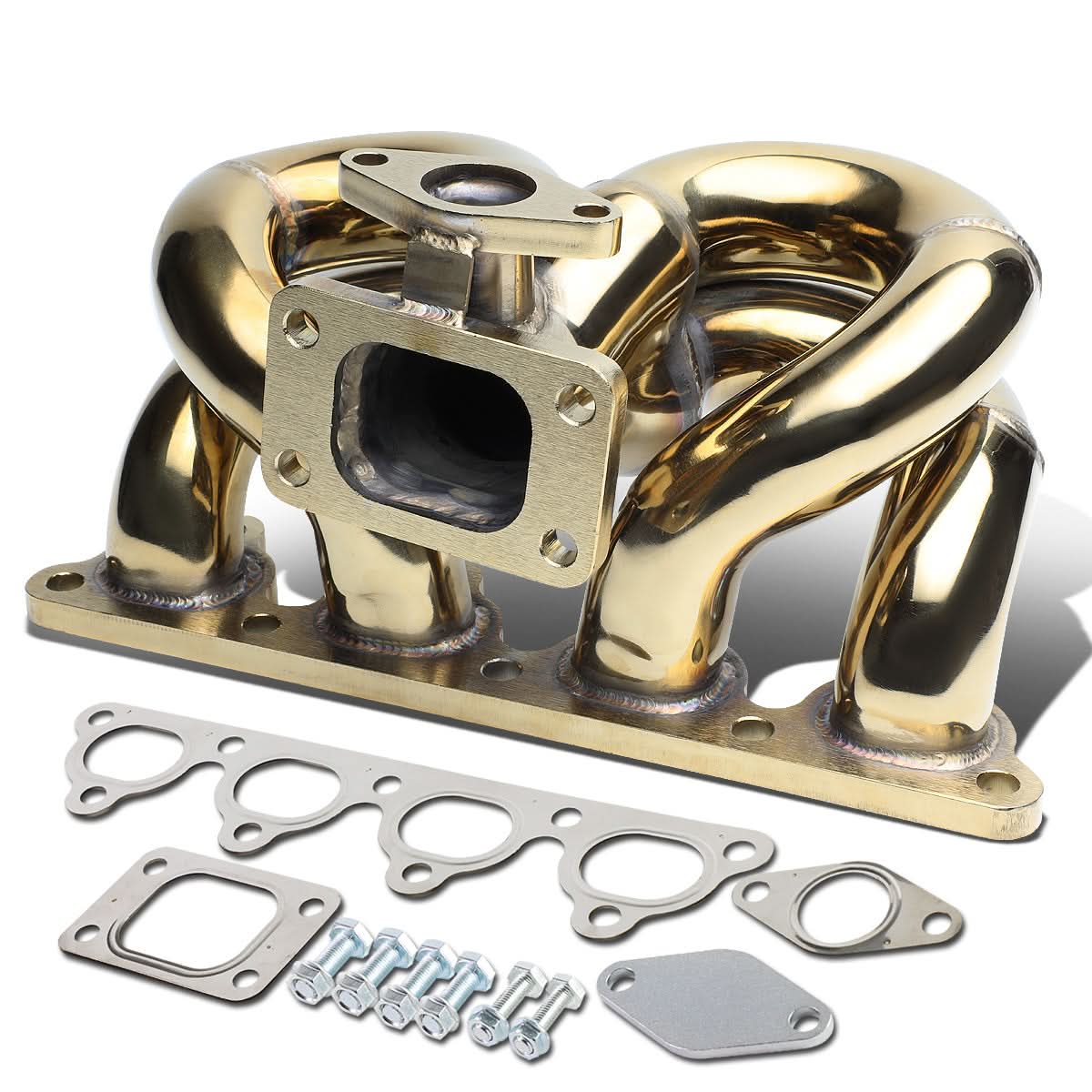 88-00 Honda Civic/CRX T3 Turbo Manifold Stainless Steel 38mm