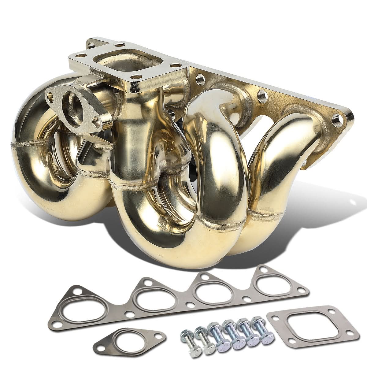 Honda B-Series Ram Horn Style Turbo Manifold - Stainless Steel