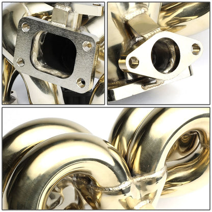 Honda B-Series Ram Horn Style Turbo Manifold - Stainless Steel