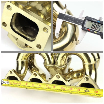 Honda B-Series Ram Horn Style Turbo Manifold - Stainless Steel