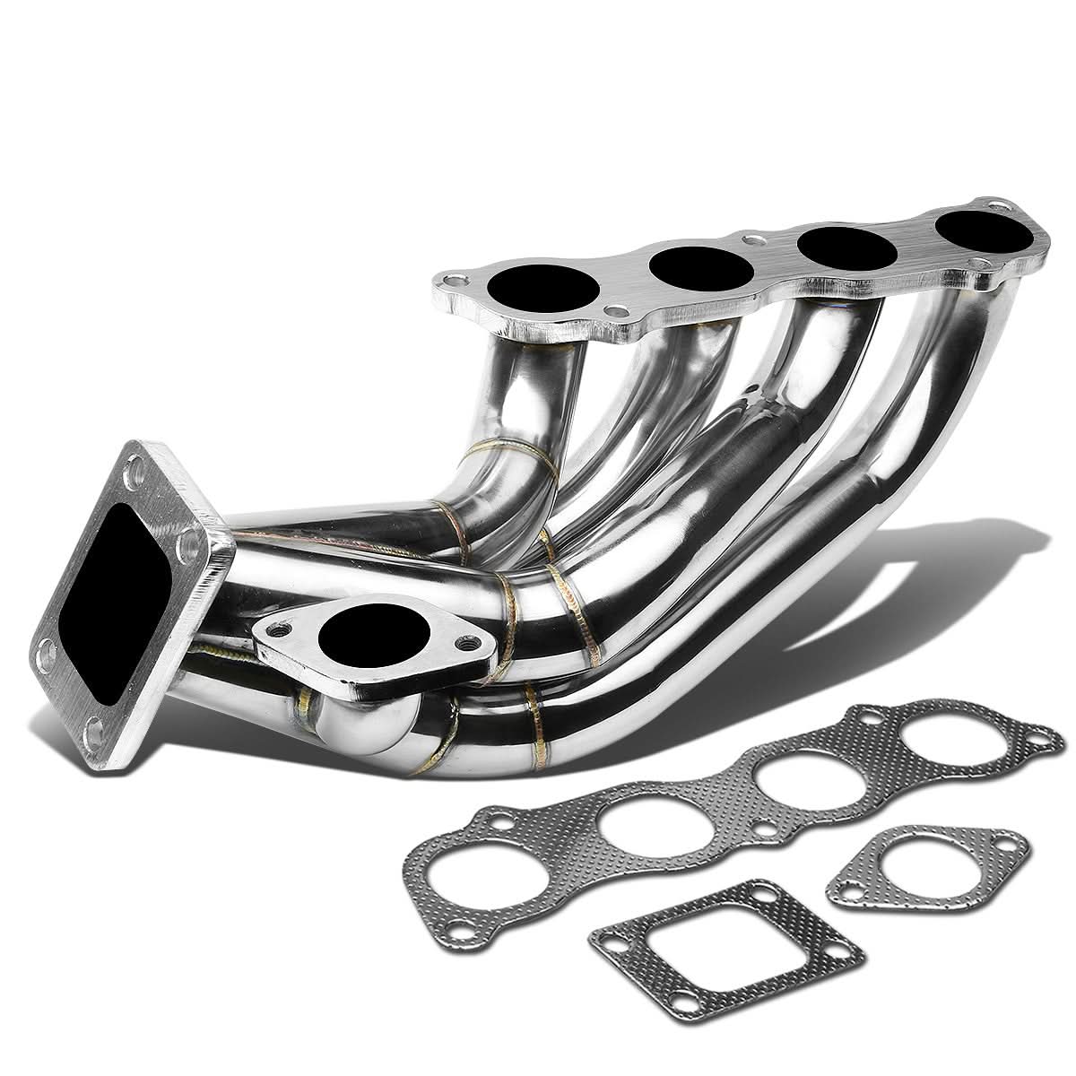 Honda K20 K-Series Side Mount Turbo Manifold T3 Flange Stainless Steel