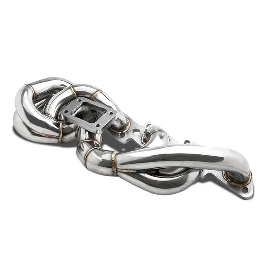 Nissan RB20 RB25 T3 Turbo Manifold Side Mount - Stainless Steel