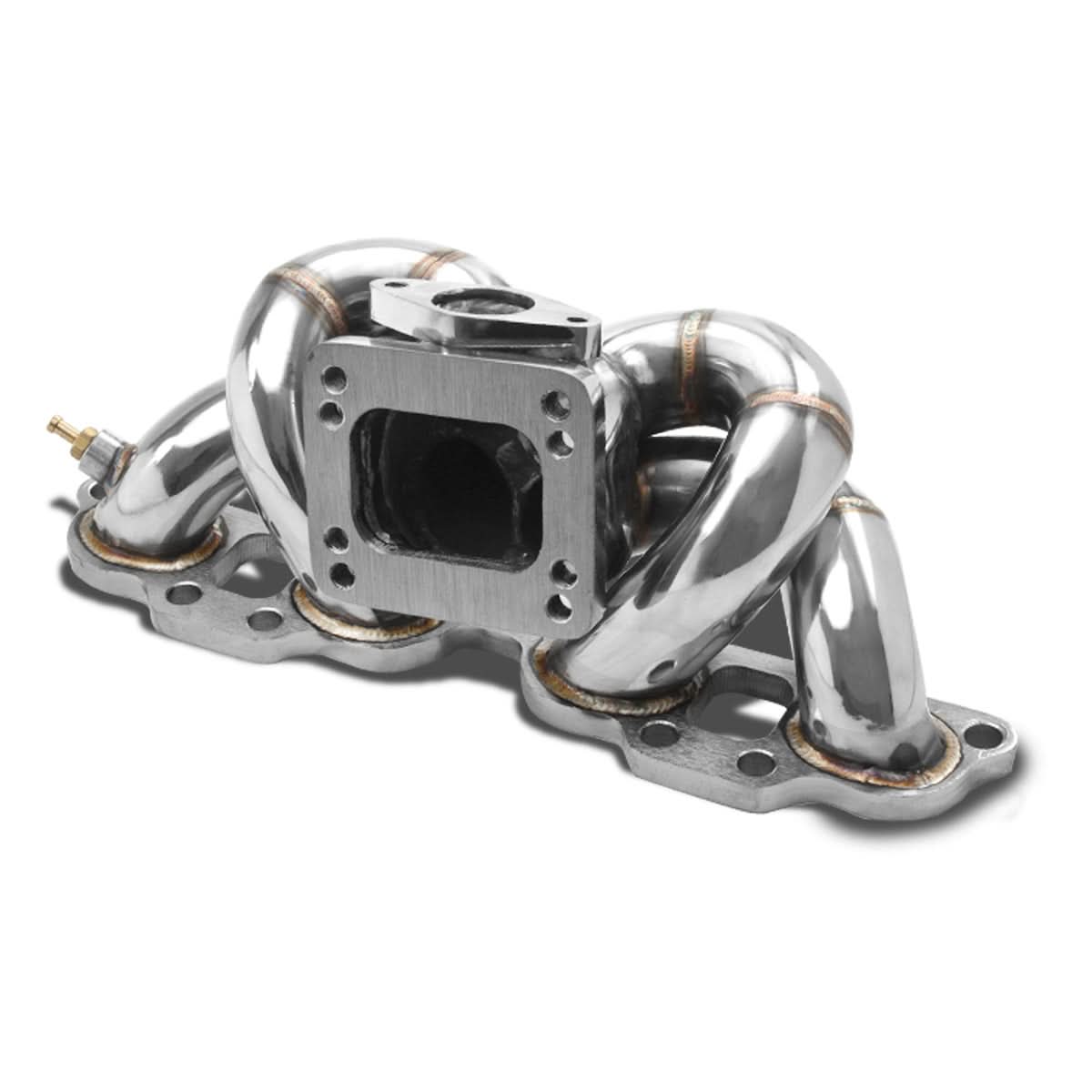 89-98 Nissan 240SX S13/S14 SR20DET T3/T4 Ram Horn Turbo Manifold Stainless Steel