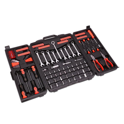 220 Piece Vehicle Repair Tool Set Kit with Storage Box