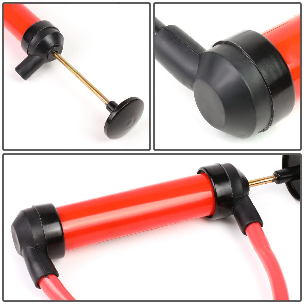 Transfer Pump with Shrader Style Air Chuck and Inflation Nozzle
