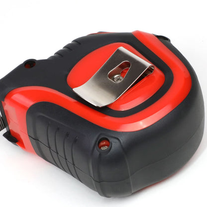DNA Logo 25FT Measuring Tape - Push Button Black/Red