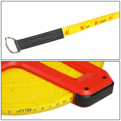 Open Reel Measuring Tape - DNA Logo - 330FT - 1.5" - FRP