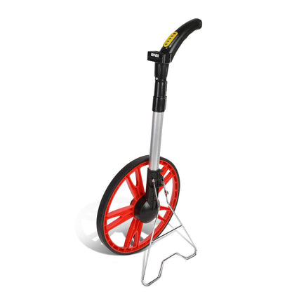 Digital Measuring Wheel with DNA Logo LED Foldable Black Red