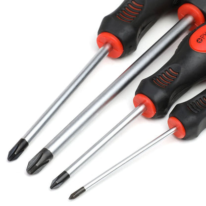 DNA Logo Screwdriver Set Tool Kit - 10 Piece Black Red Grip
