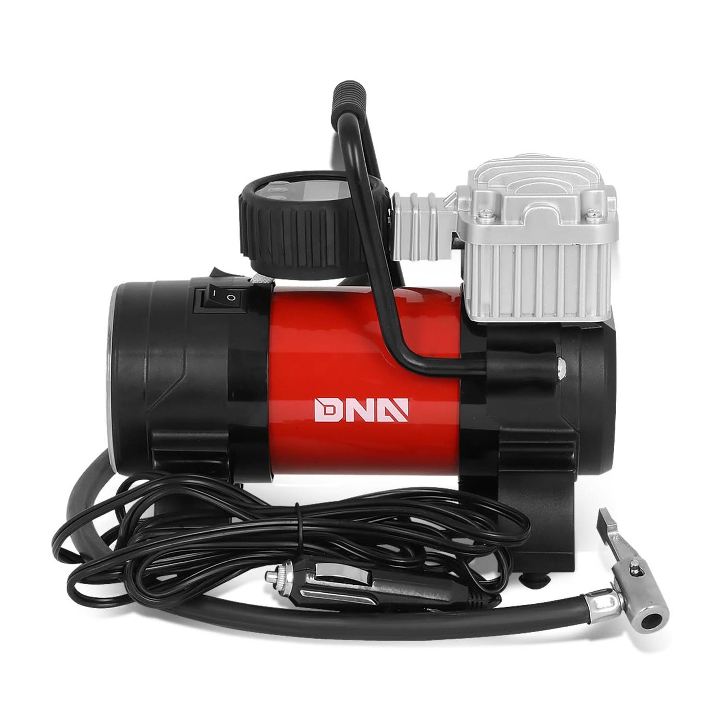 DNA Logo Portable Air Inflator with LED Display and Adapters