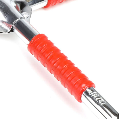 4-Way Cross Lug Wrench - Chrome Vanadium Steel - 16" - Red/Silver