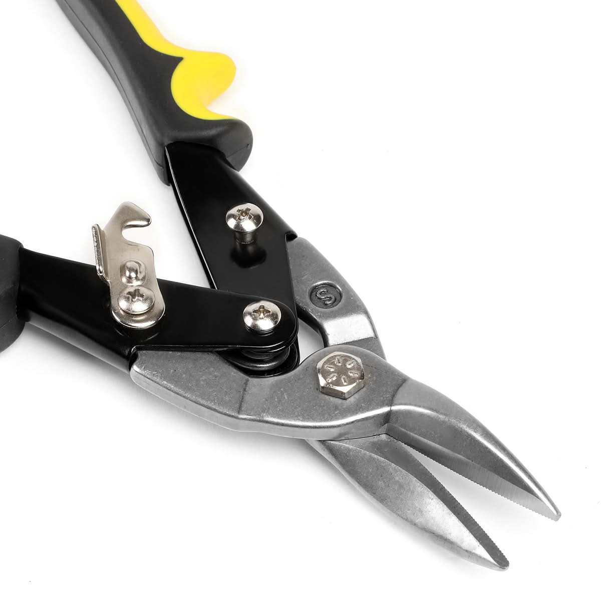DNA Logo Tin Snips 3-Piece Set 10" Built-In Thumb Lock Tool Kit