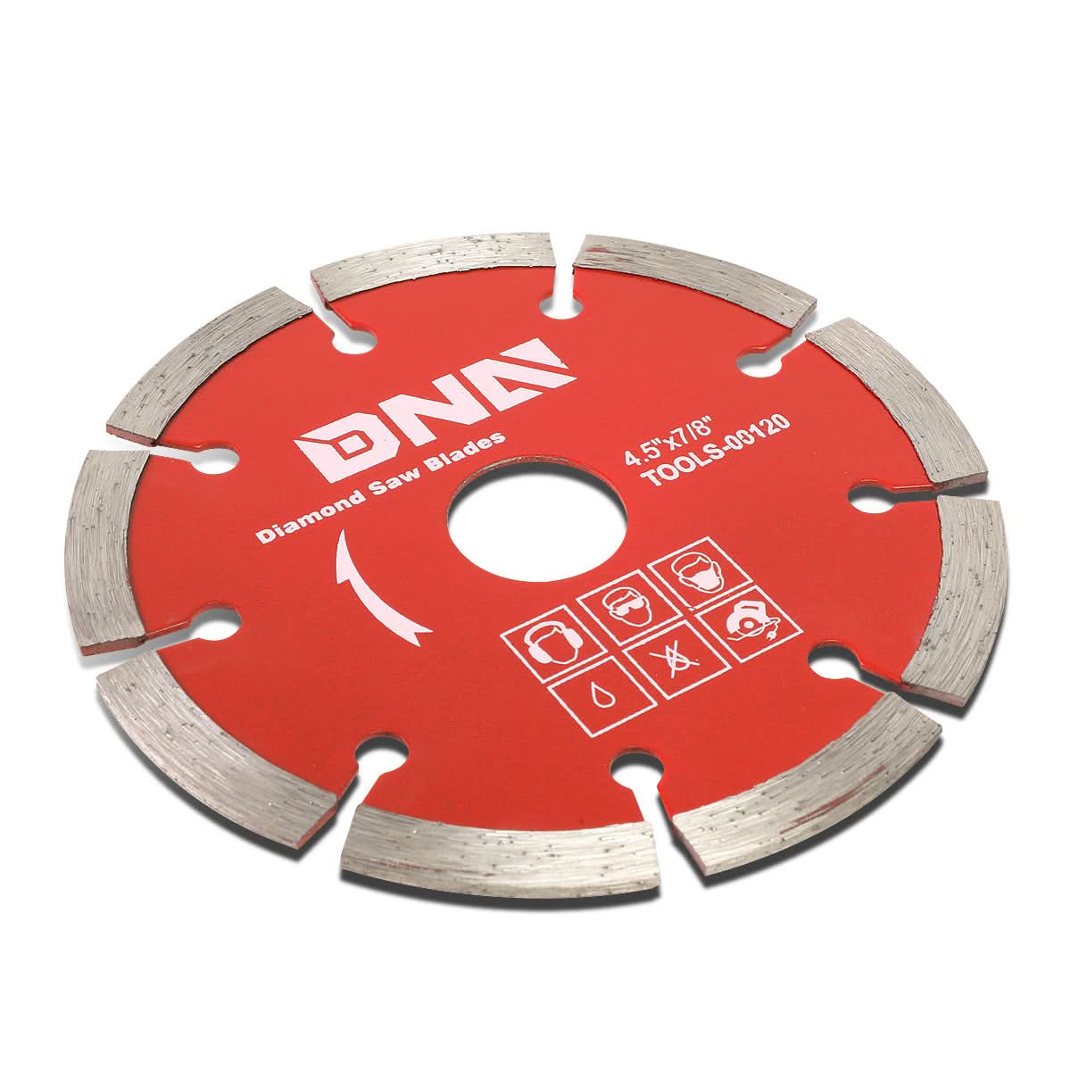 DNA Logo Diamond Blade 5/8"-7/8" Arbor 0.077" Thick Metallic Red