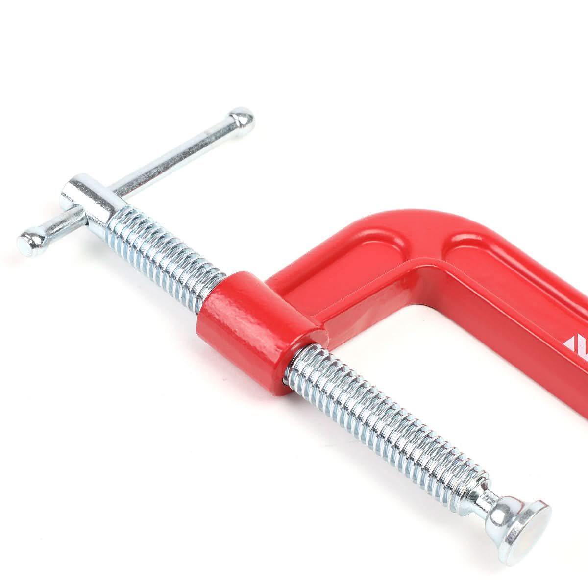 C-Clamp DNA Logo 4" OD Metallic Red Automotive Clamp