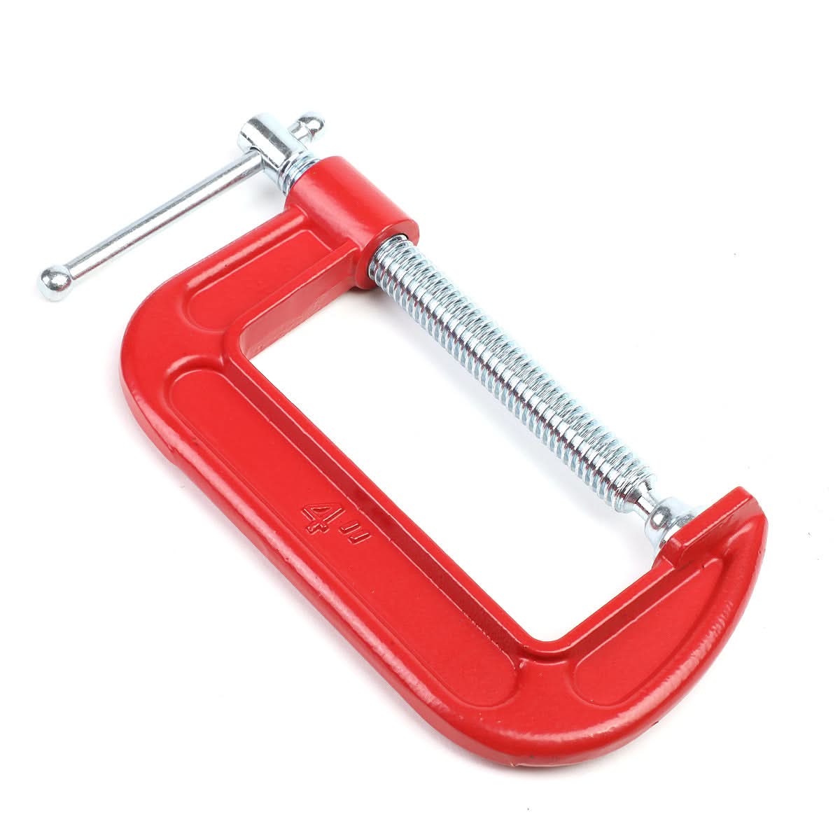 C-Clamp DNA Logo 4" OD Metallic Red Automotive Clamp