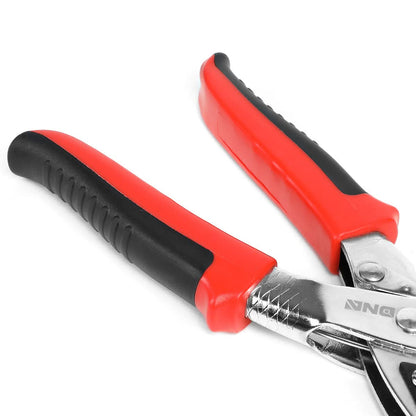 DNA Logo Leather Punch Tool Set - 6 Sizes (2mm-5mm) Black/Red