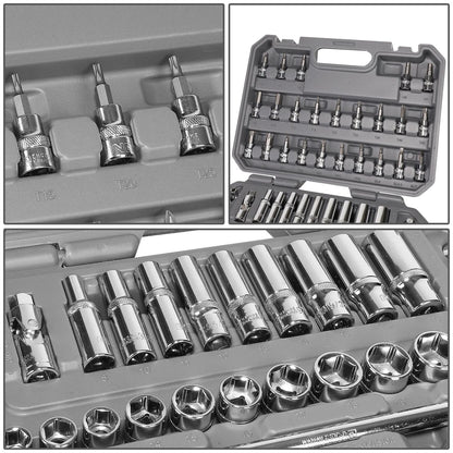 58-Piece Tool Set with Storage Box - ABS