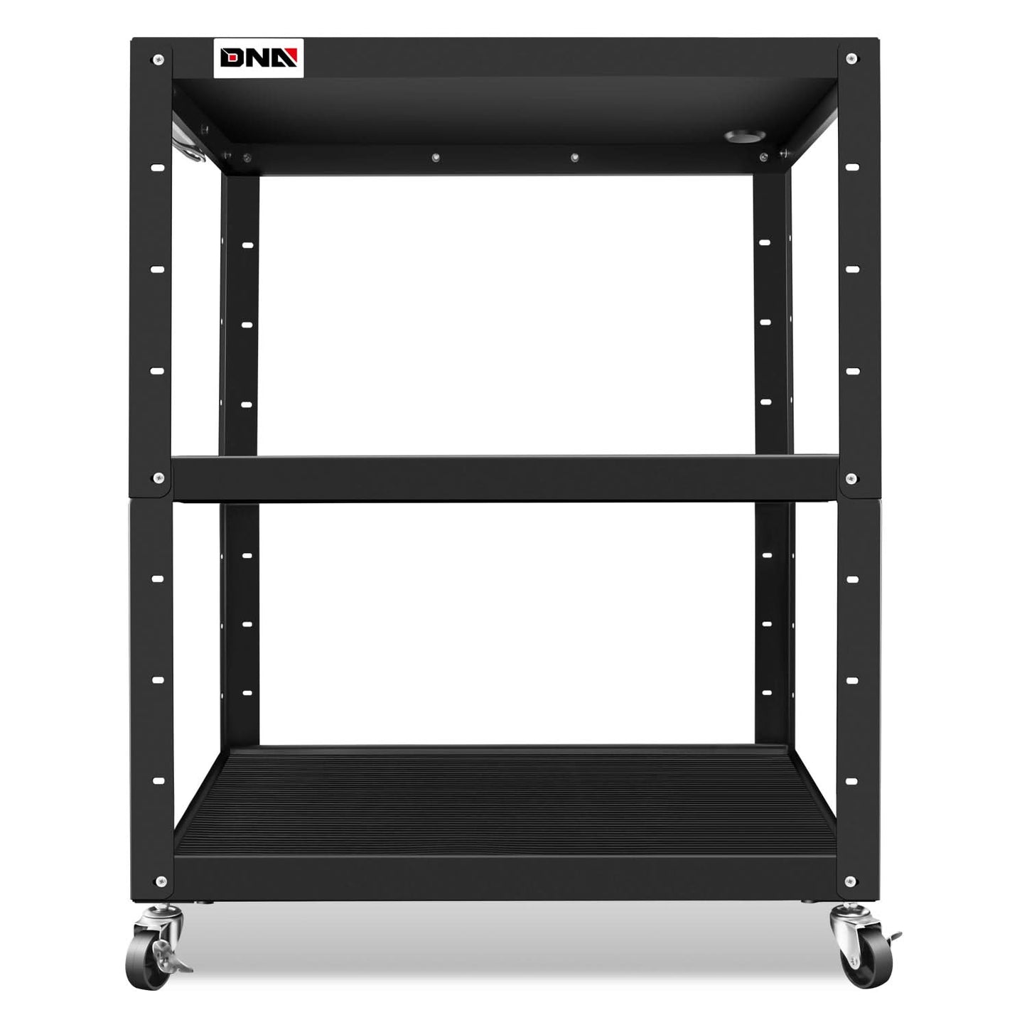 Steel AV Cart 35x25x42 Inch Mobile Storage