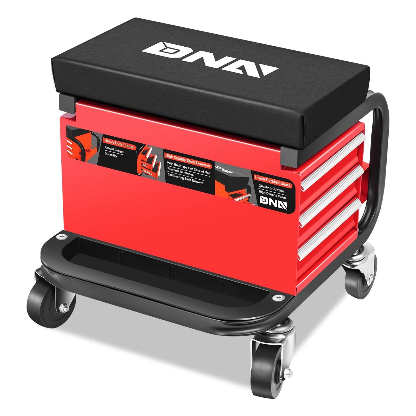 3 Drawer Rolling Mechanics Seat