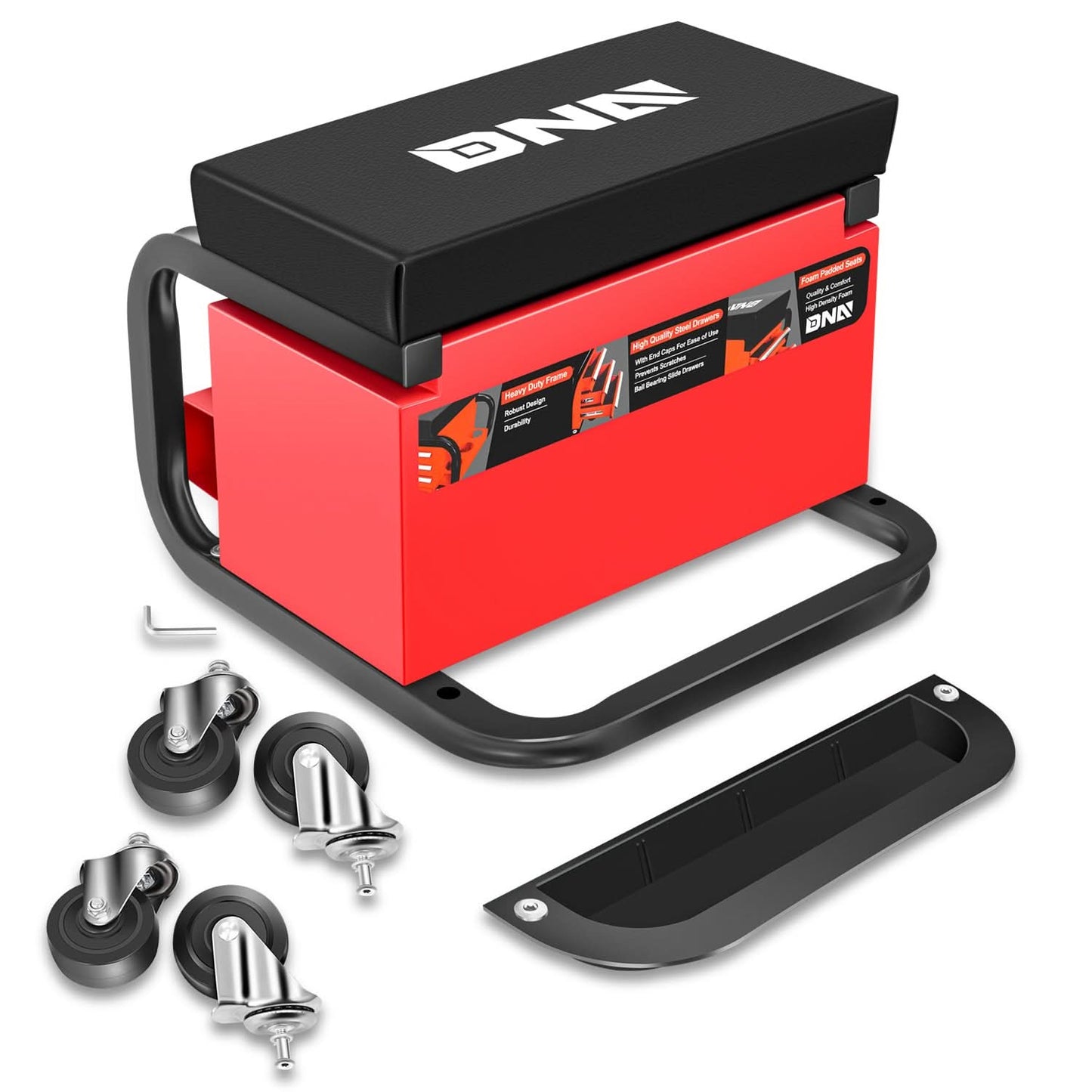 3 Drawer Rolling Mechanics Seat