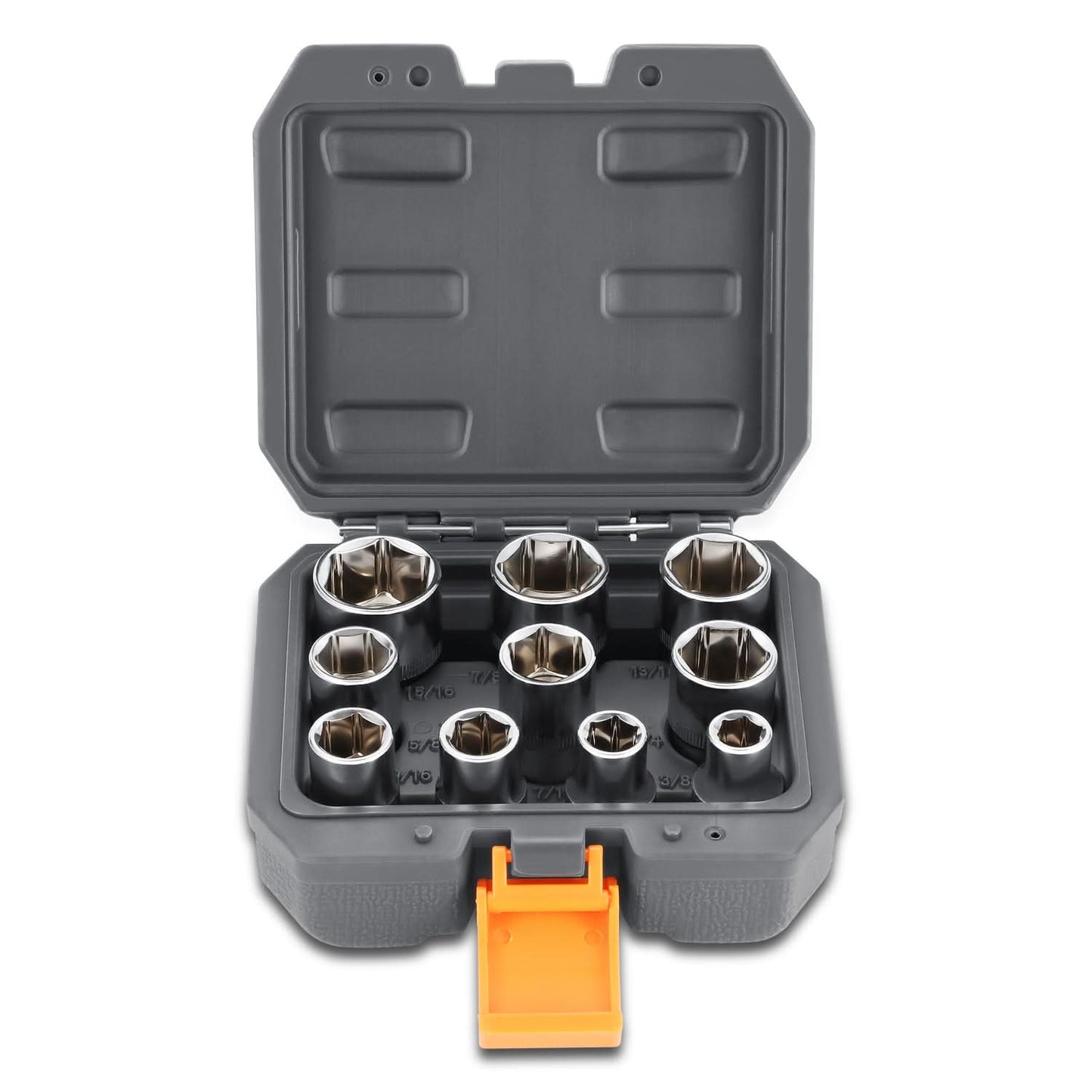 1/2 Inch Drive Socket Set 10 Piece Automotive Tool Kit