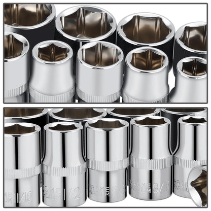 1/2 Inch Drive Socket Set 10 Piece Automotive Tool Kit