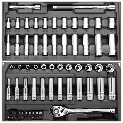 1/4 Drive 71-Piece Socket Set