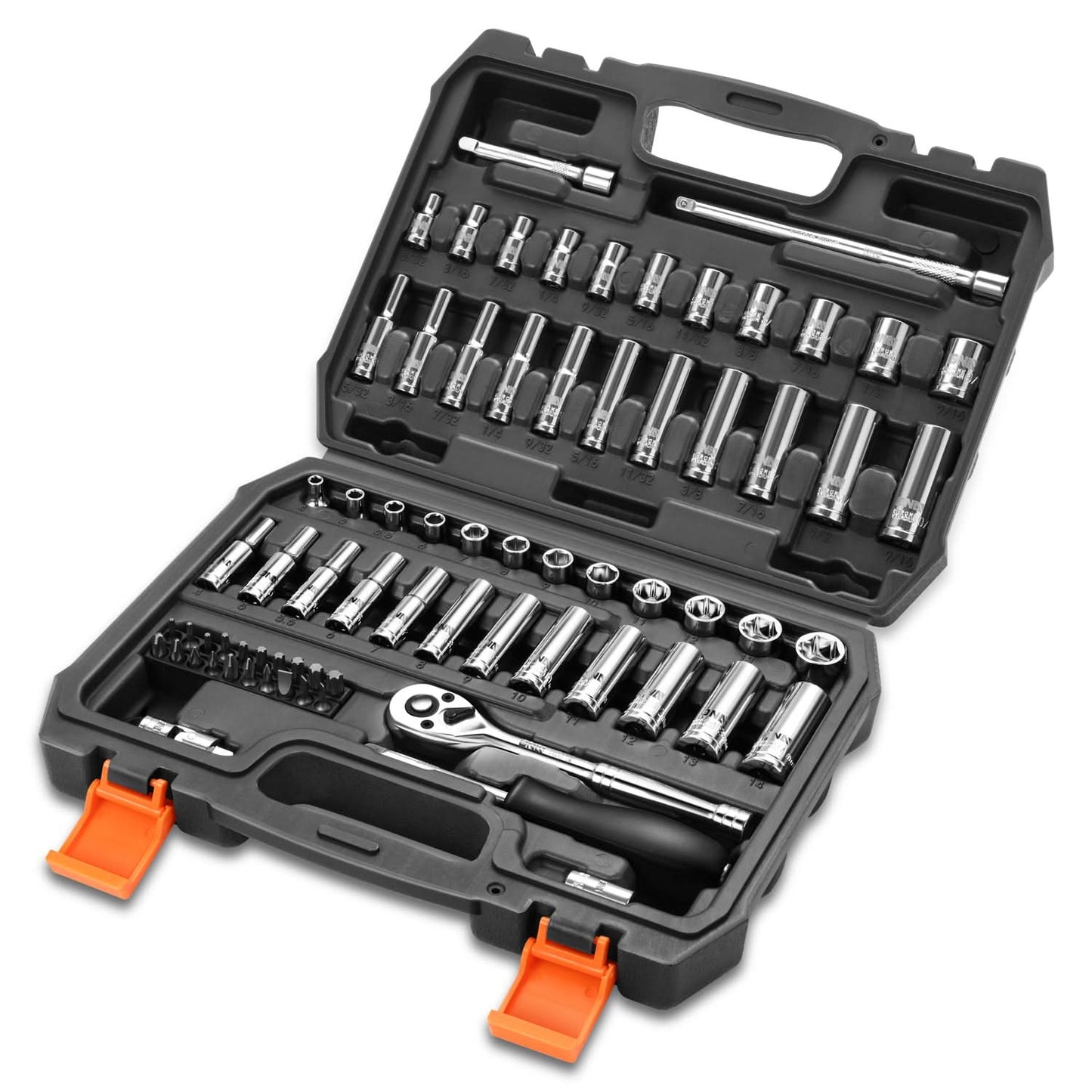 1/4 Drive 71-Piece Socket Set