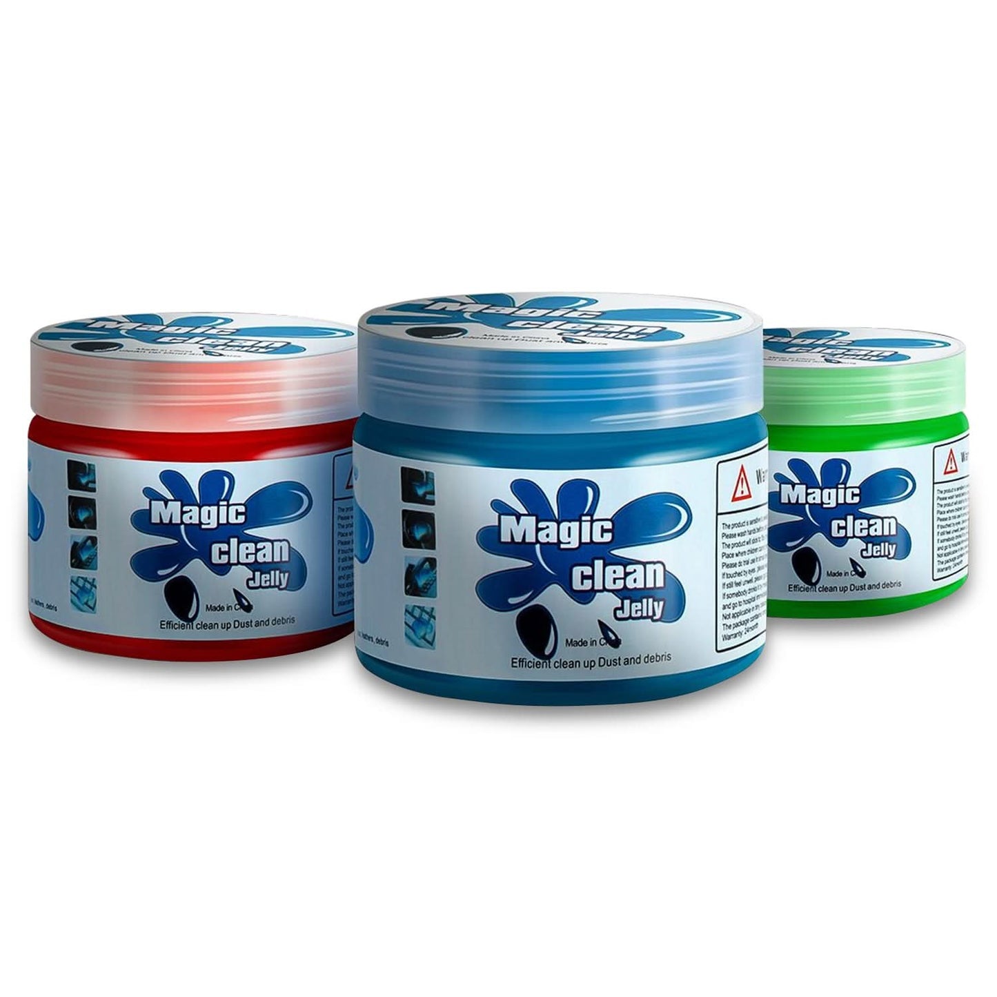 Automotive Cleaning Jelly - Blue Red Green Multi-Color Kit
