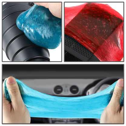Automotive Cleaning Jelly - Blue Red Green Multi-Color Kit