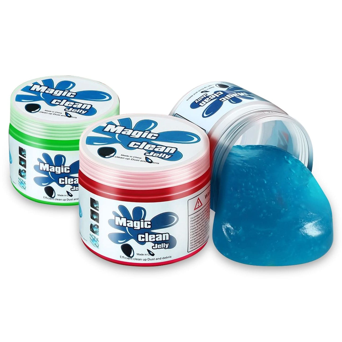 Automotive Cleaning Jelly - Blue Red Green Multi-Color Kit