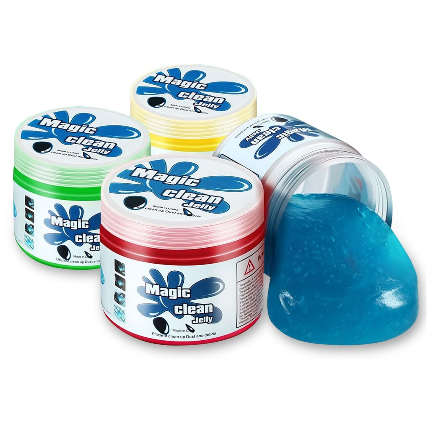 Automotive Cleaning Jelly Multi-Color Kit - Blue Red Yellow