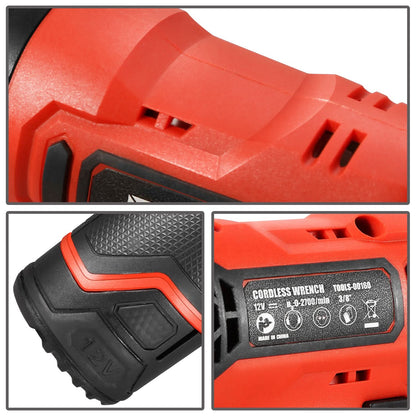 12V Cordless Wrench - Red