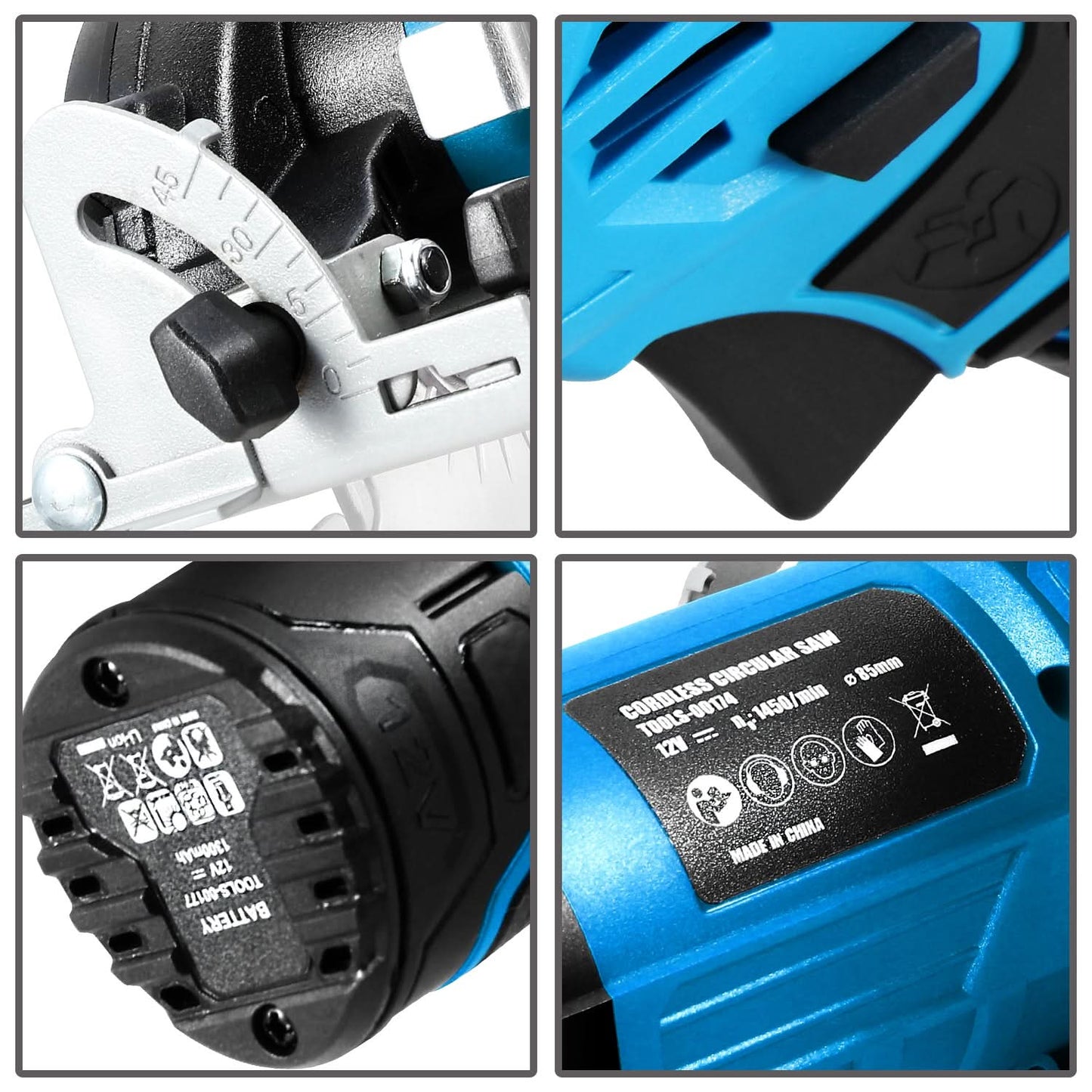 12V Circular Saw - Blue