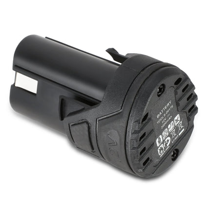 12V 2.0AH Lithium Ion Rechargeable Battery - Black
