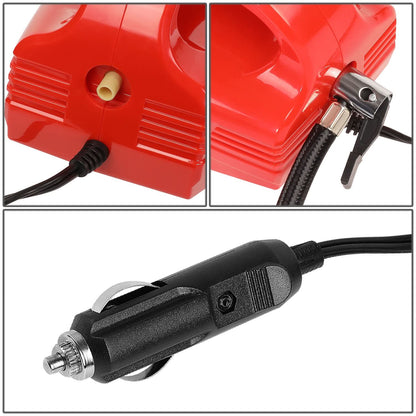 12V 70W Portable Automotive Vacuum Cleaner - Red